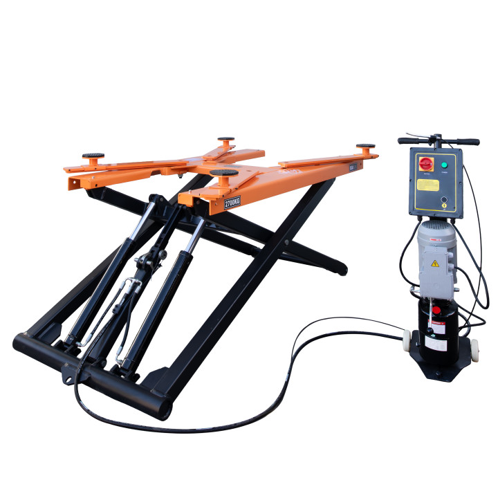 Mobilní nůžkový zvedák, pneuservisní zvedák, 2.7t, 230V