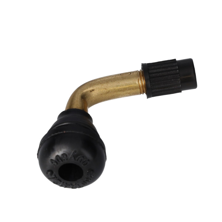 Zahnutý bezdušový ventil TR 70 pro motocykly - 11.5mm