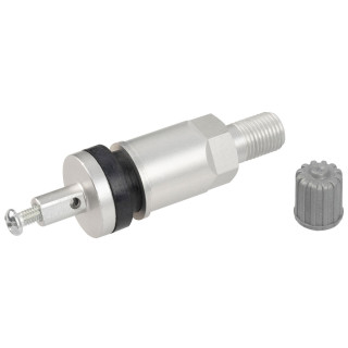 TPMS ventil pro OEM senzor Schrader TR413, hliník