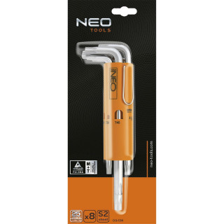 Sada TORX L-klíčů T10-T50, 8ks