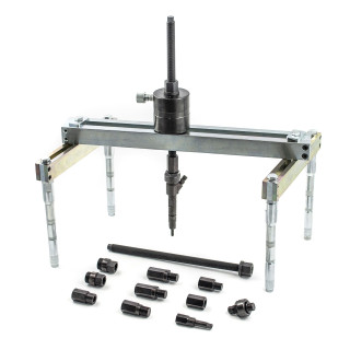 Sada přípravků pro demontáž vstřikovačů s hydraulickým válcem