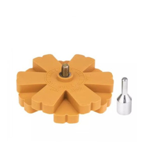 Gumový kotouč/leštící kotouč pro odstraňování zbytků lepidla