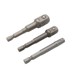 Sada adaptérů na nástrčné hlavice, 1/4", 3/8", 1/2", 3ks