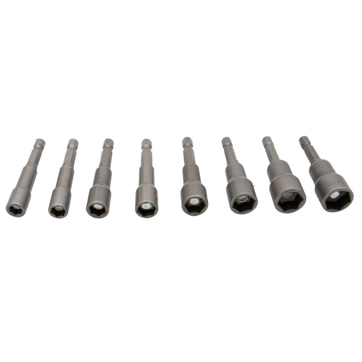 Sada magnetických nástrčných klíčů na šestihranné matice 6-13mm, 8ks