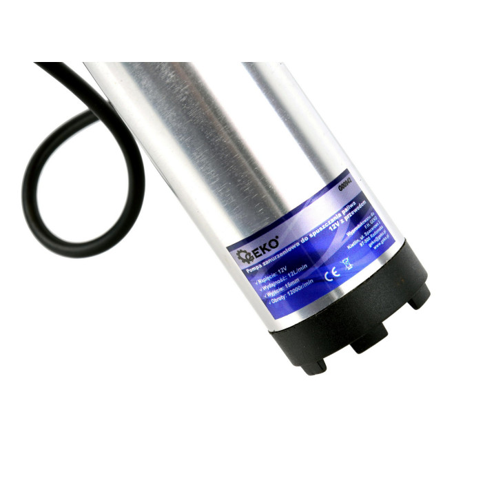 Ponorné čerpadlo na naftu, vodu a olej. 12V, průměr čerpadla: 37mm