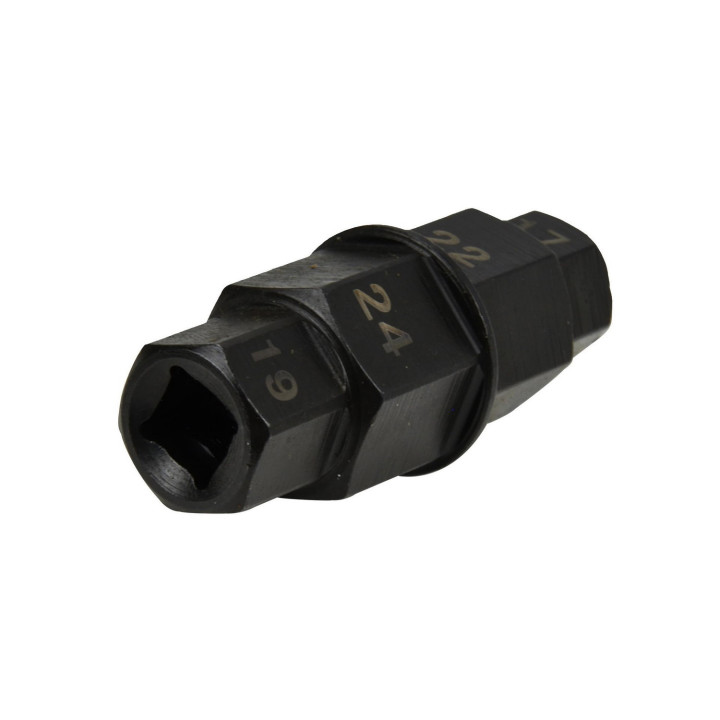 Šestihranný klíč pro nápravy motocyklů, 17, 19, 22, 24mm