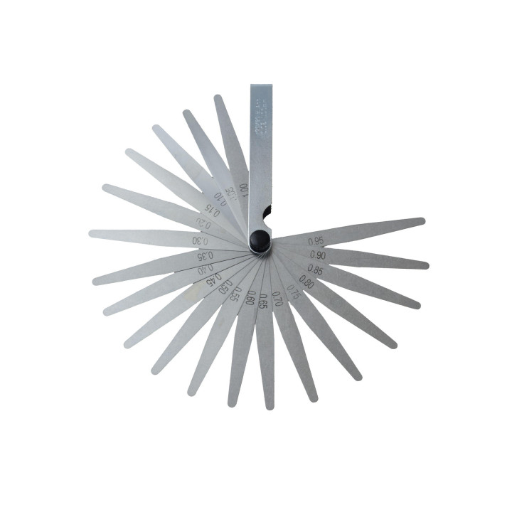 Spároměr, 0,05-1,0 mm, 20 břitů