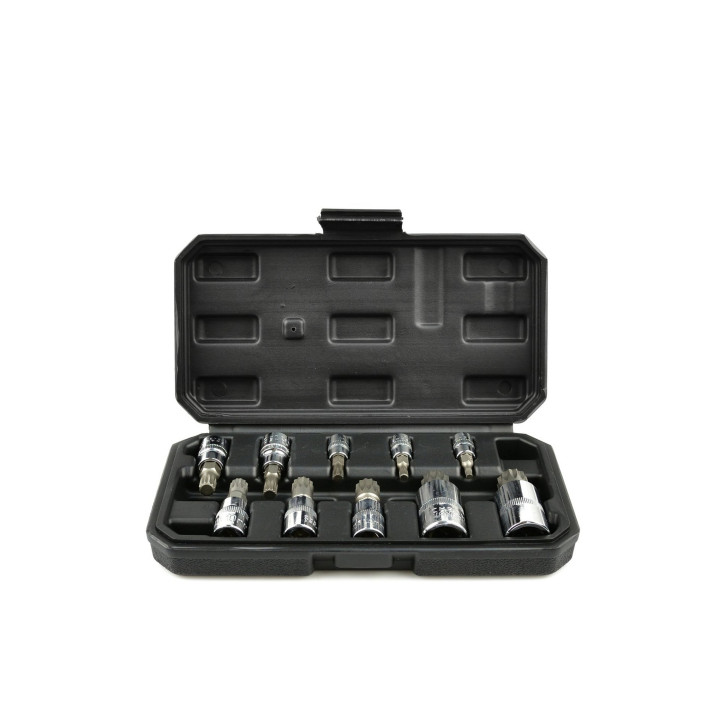 Sada nástrčných Spline bitů - M4, M5, M6, M8, M9, M10, M12, M14, M16, M18, 10ks