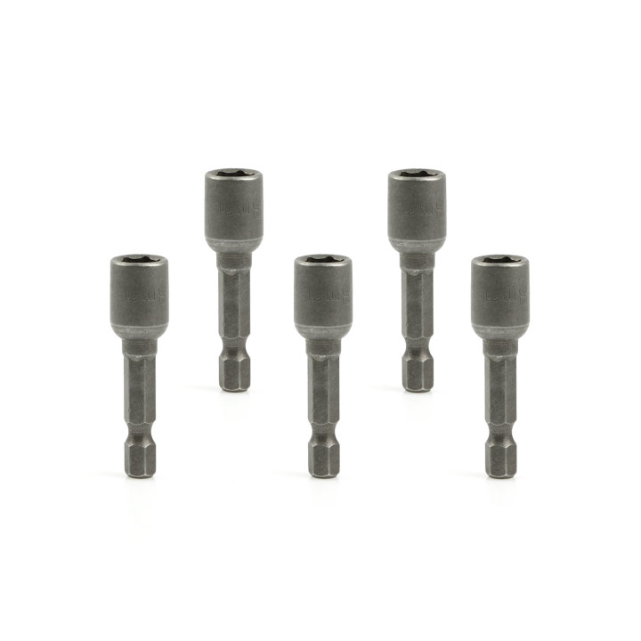 Magnetický imbusový nástrčný šroubovák, 8mm x 48mm, 1/4", 5ks