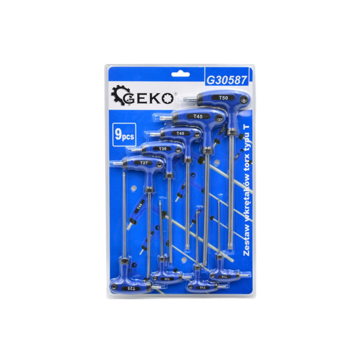 Sada šroubováků s T-rukojetí Torx, 9ks
