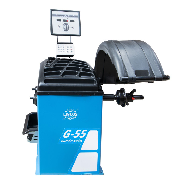 Vyvažovačka kol 10"-24", automatické měření dat, 17" LED displej