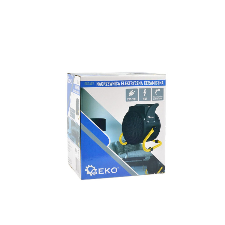 Elektrický keramický teplovzdušný ventilátor 2KW
