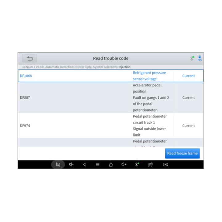 OBD 2 klíčový programovací tablet