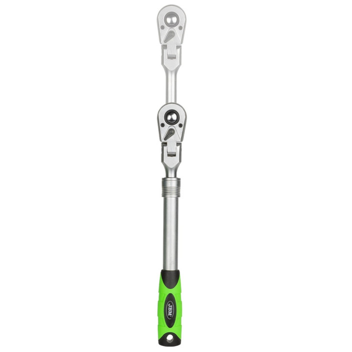 1/2” teleskopická ráčna s kloubovou hlavou, 72-zubová, délka 350-490mm