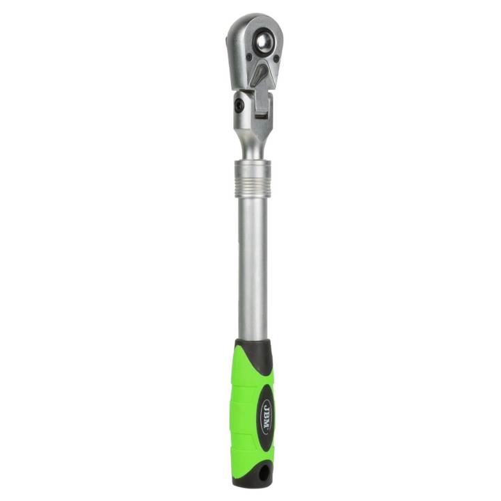 1/2” teleskopická ráčna s kloubovou hlavou, 72-zubová, délka 350-490mm